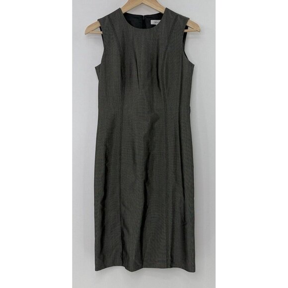 Calvin‎ Klein Women’s Sleeveless Sheath Knee Length Dress Size 2 Career, Office - Picture 1 of 15